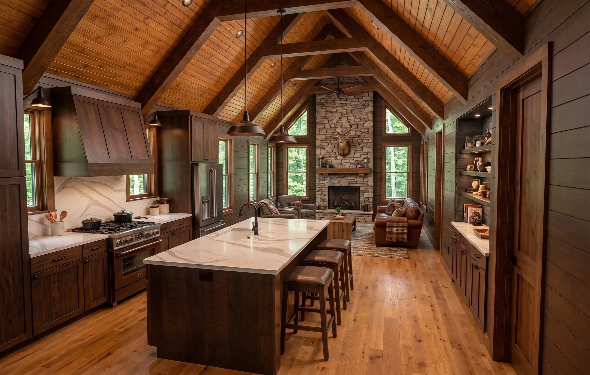 The Anna Ruby in the Cabin look — finish-study rendering 2 of 10