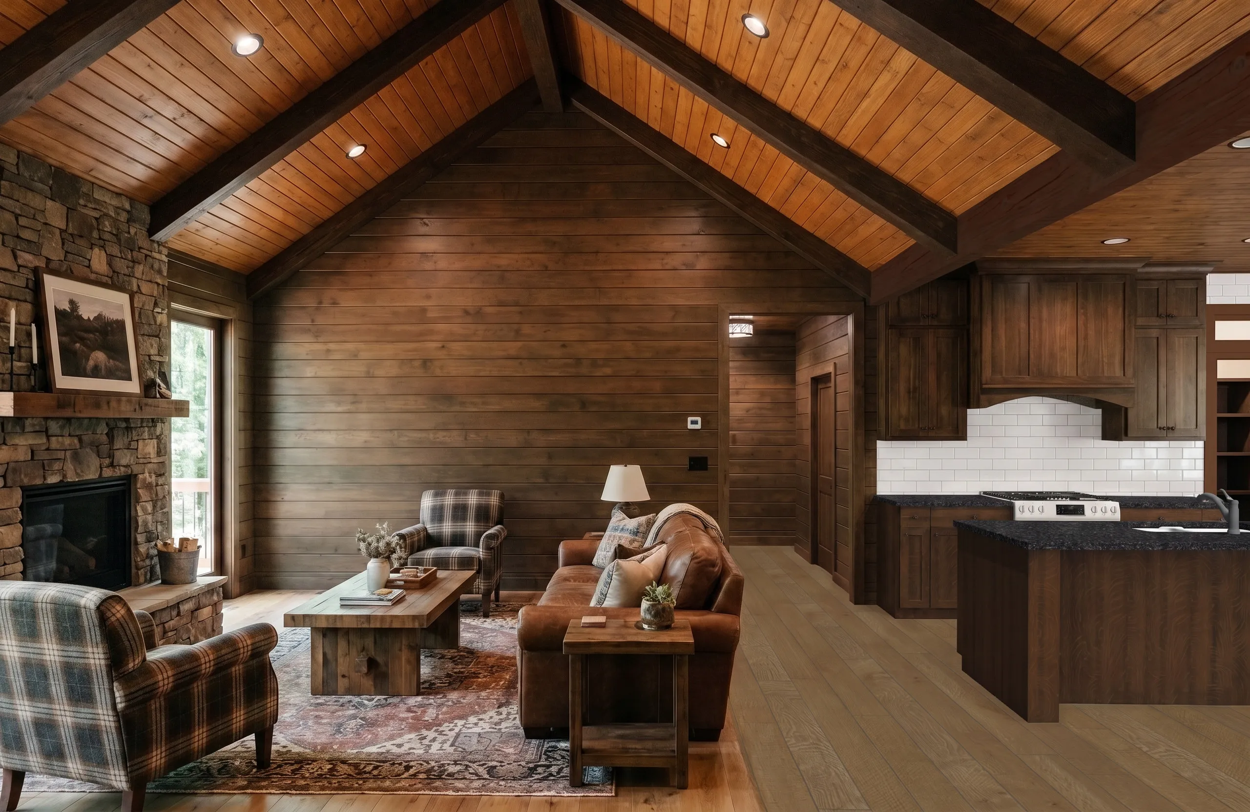 The Soque in the Cabin look — finish-study rendering 4 of 14
