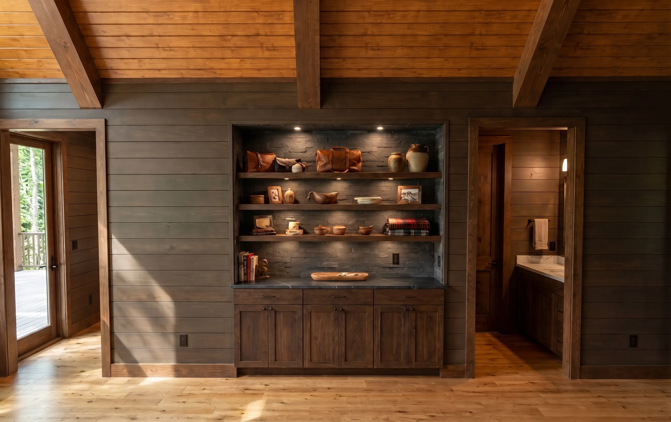 The Anna Ruby in the Cabin look — finish-study rendering 6 of 10