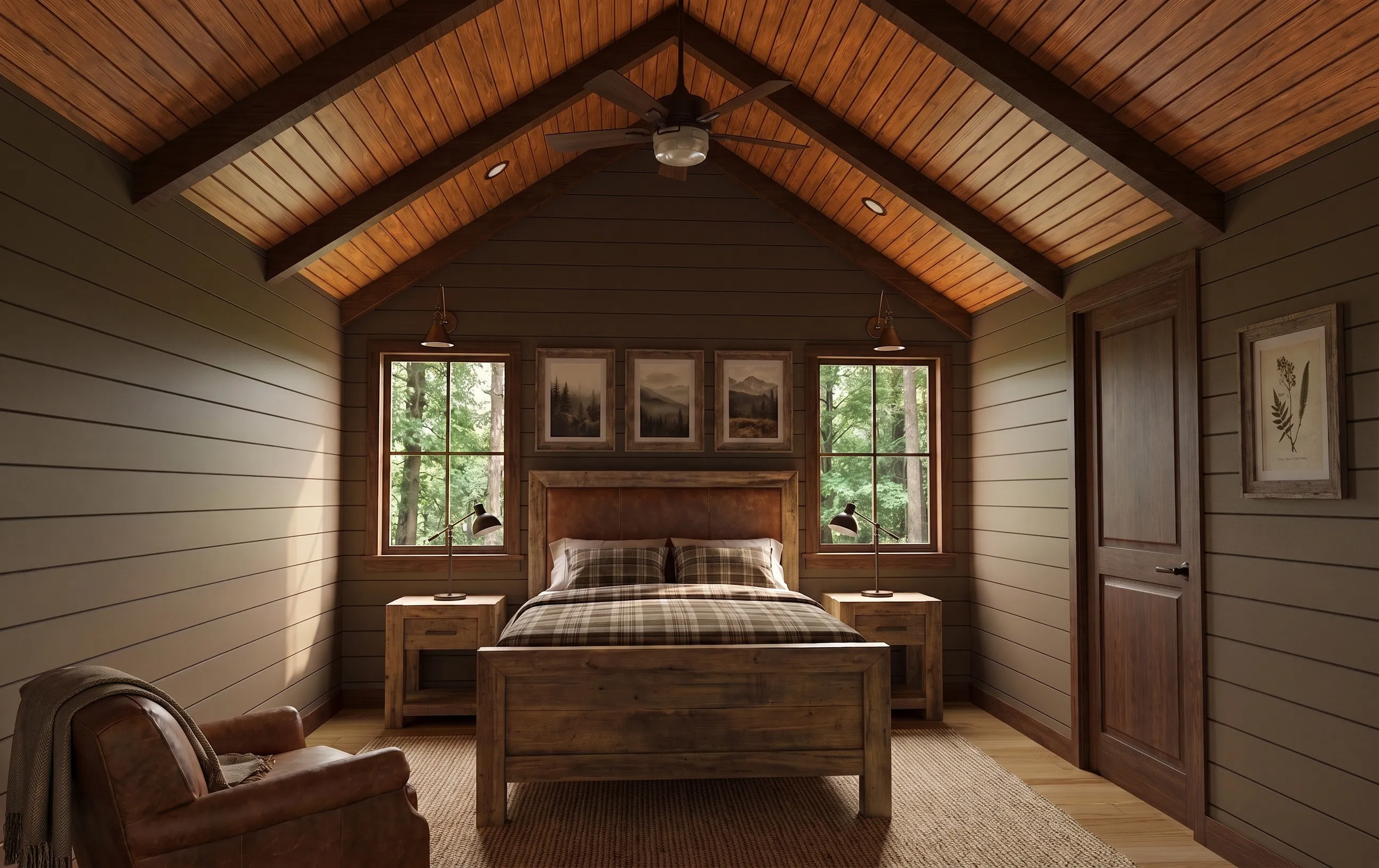 The Anna Ruby in the Cabin look — finish-study rendering 7 of 10