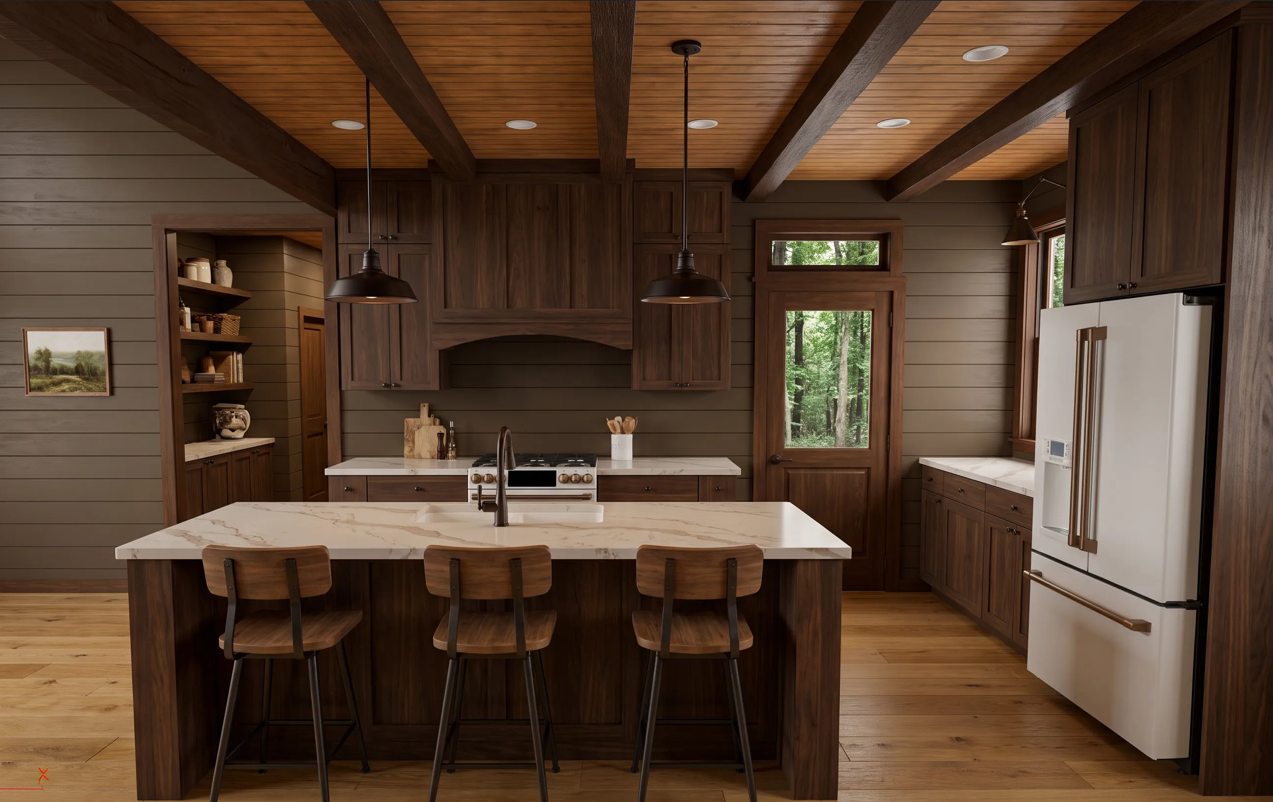 The Soque in the Cabin look — finish-study rendering 7 of 14