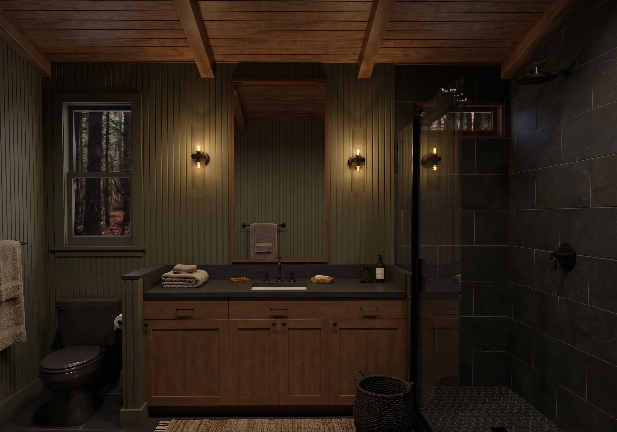 The Anna Ruby in the Cabin look — finish-study rendering 8 of 10