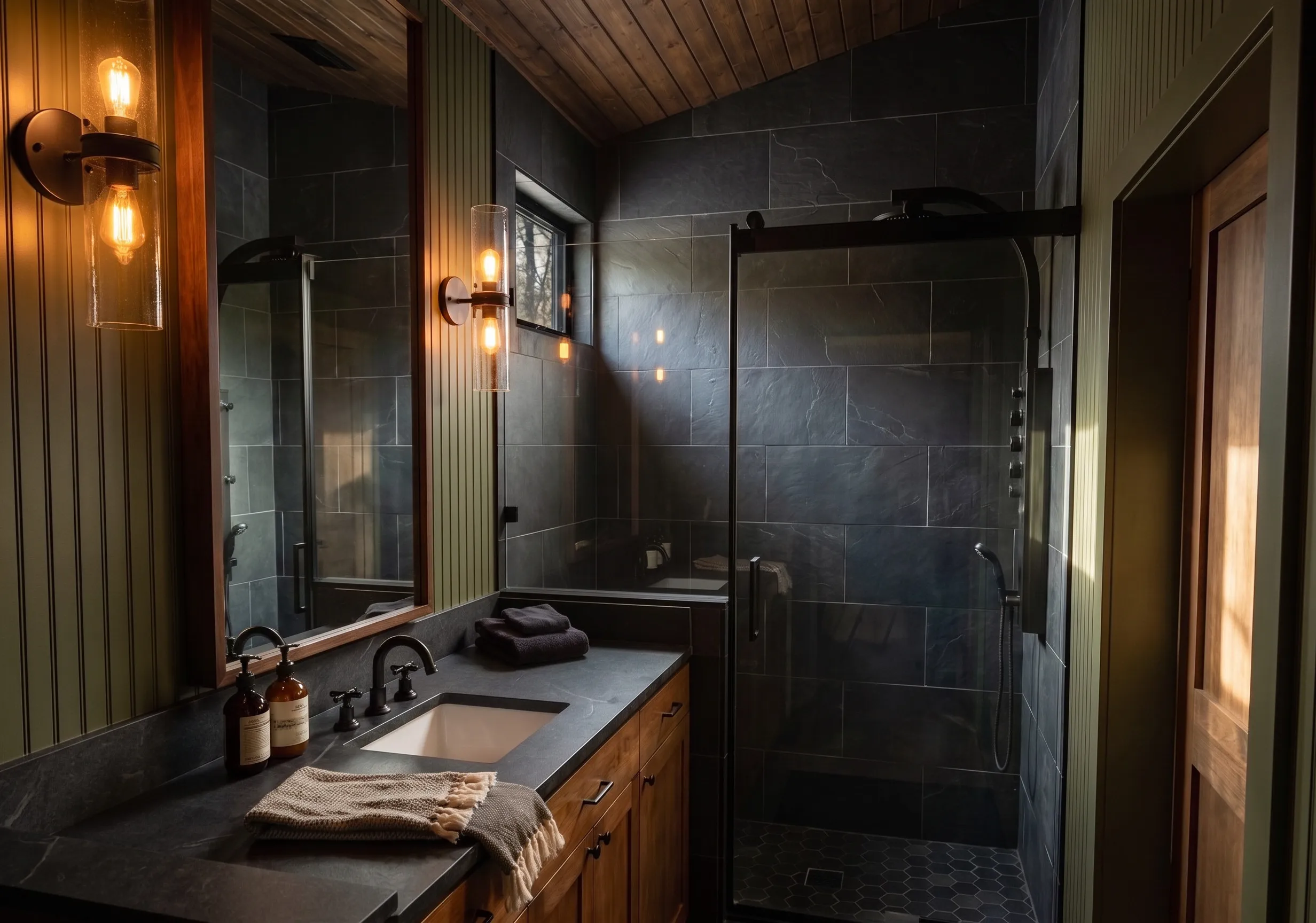 The Anna Ruby in the Cabin look — finish-study rendering 9 of 10