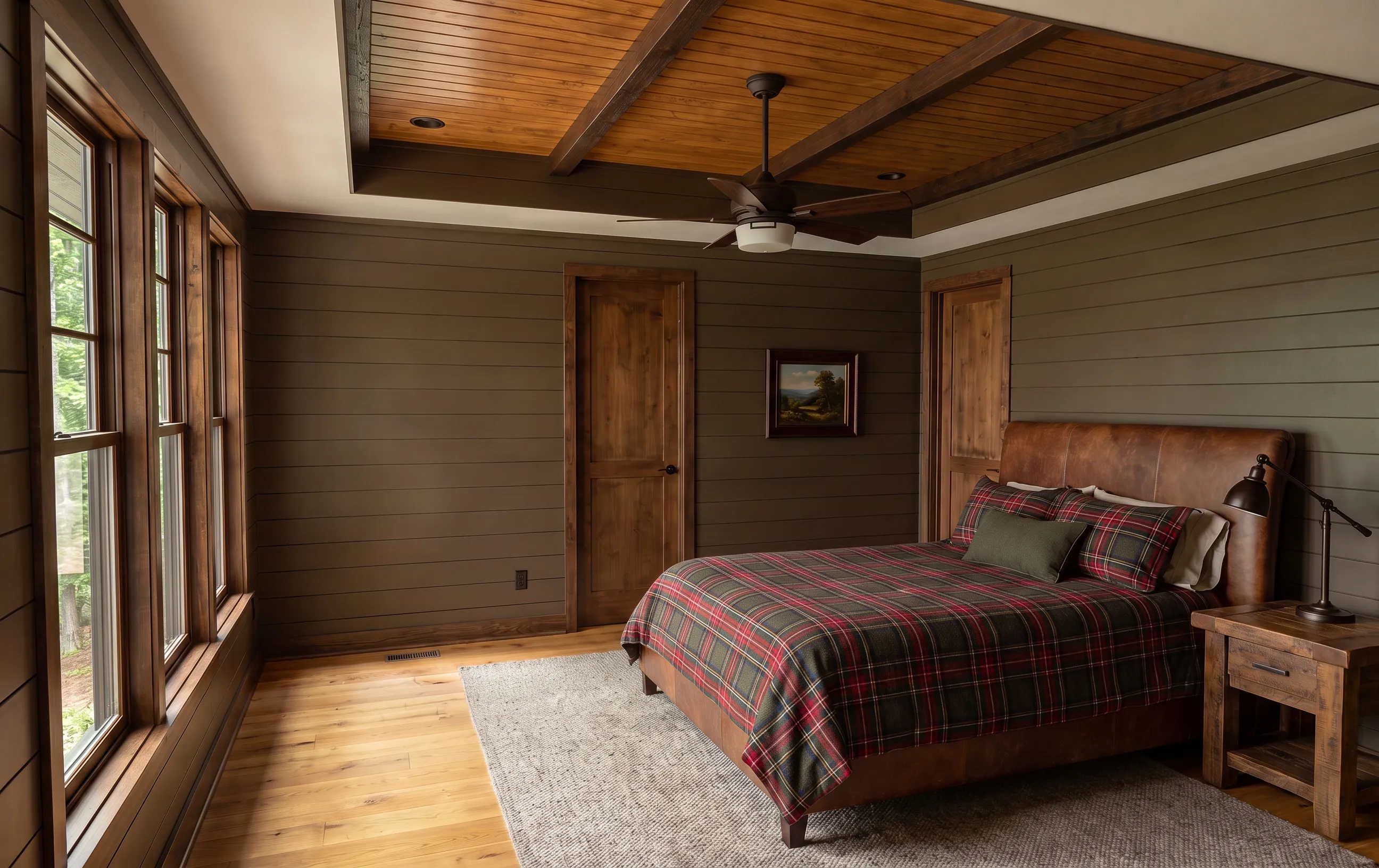 The Yonah in the Cabin look — finish-study rendering 7 of 11