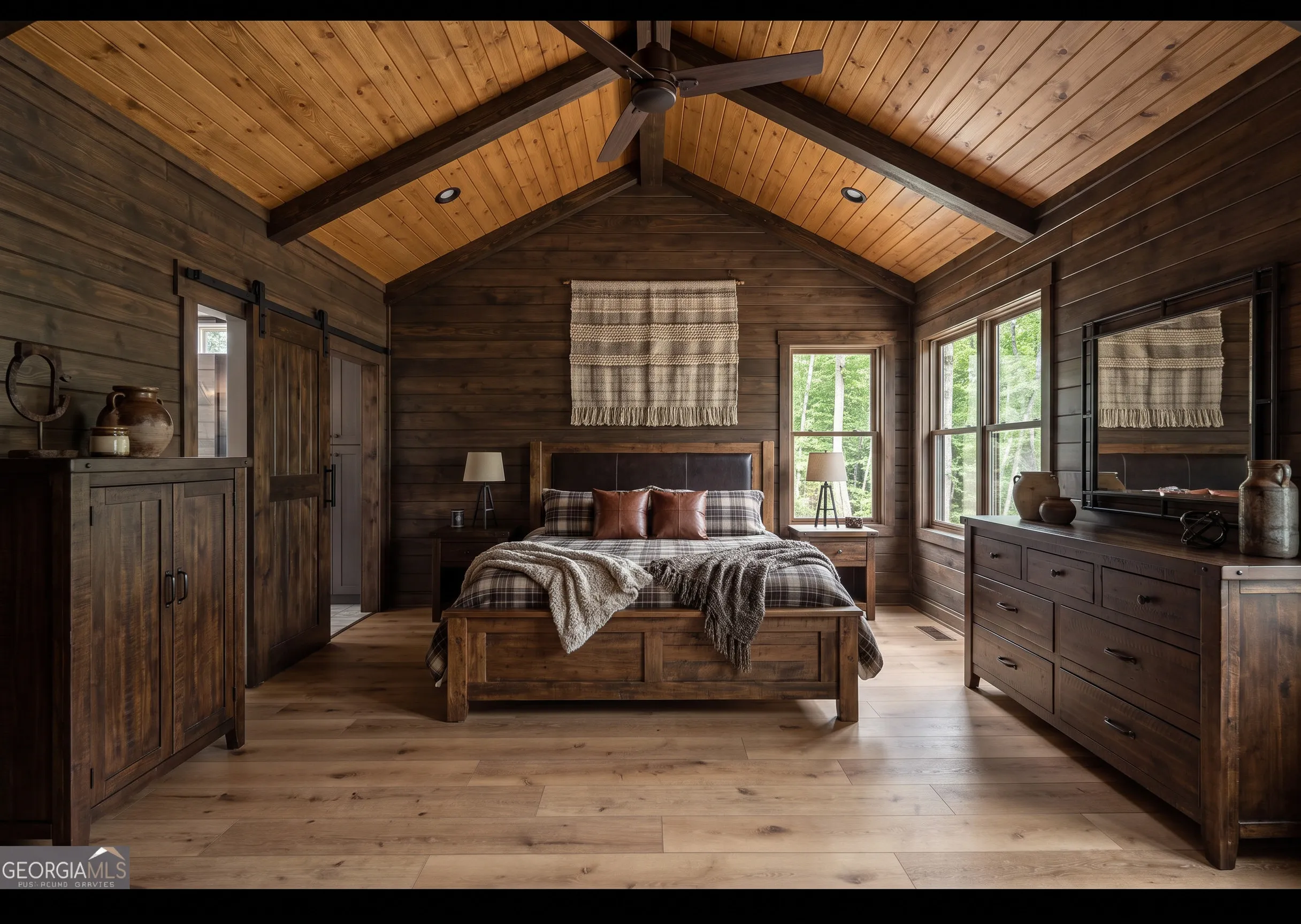 The Sautee in the Cabin look — finish-study rendering 6 of 11
