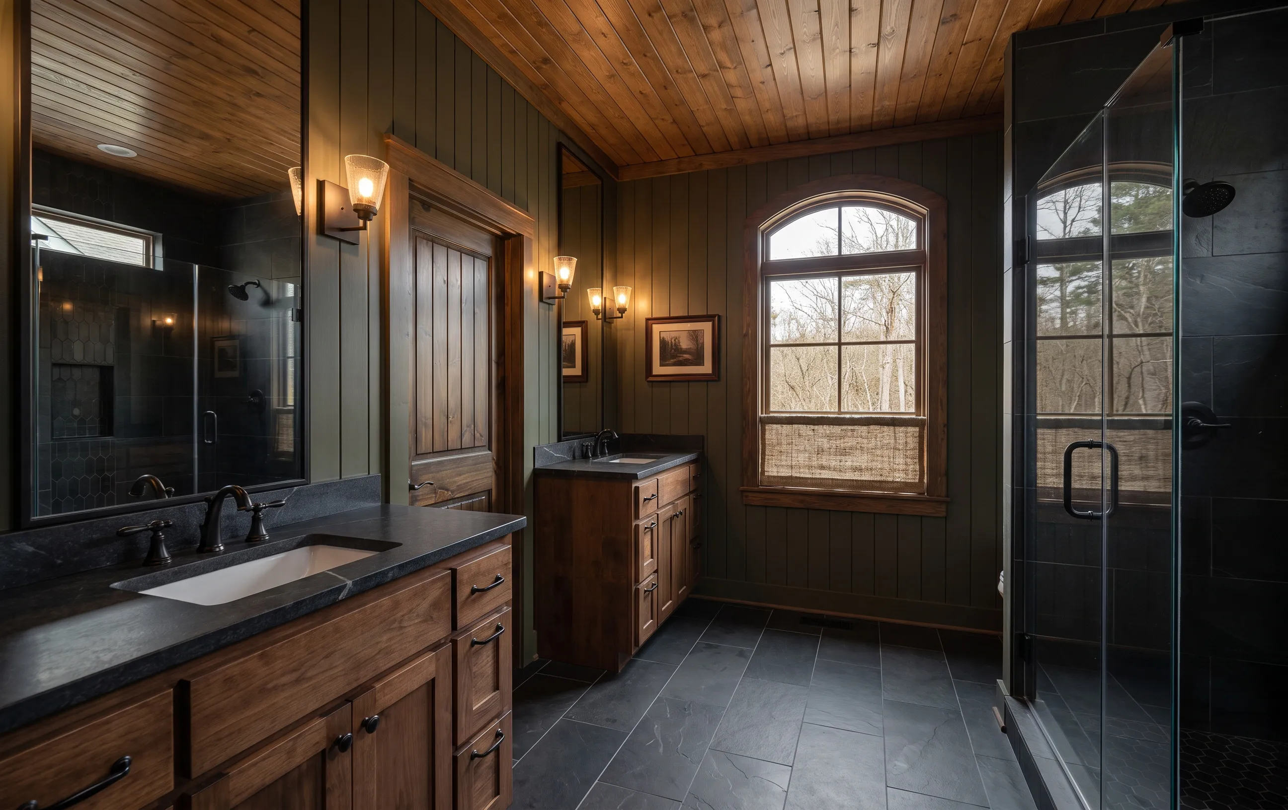 The Sautee in the Cabin look — finish-study rendering 8 of 11