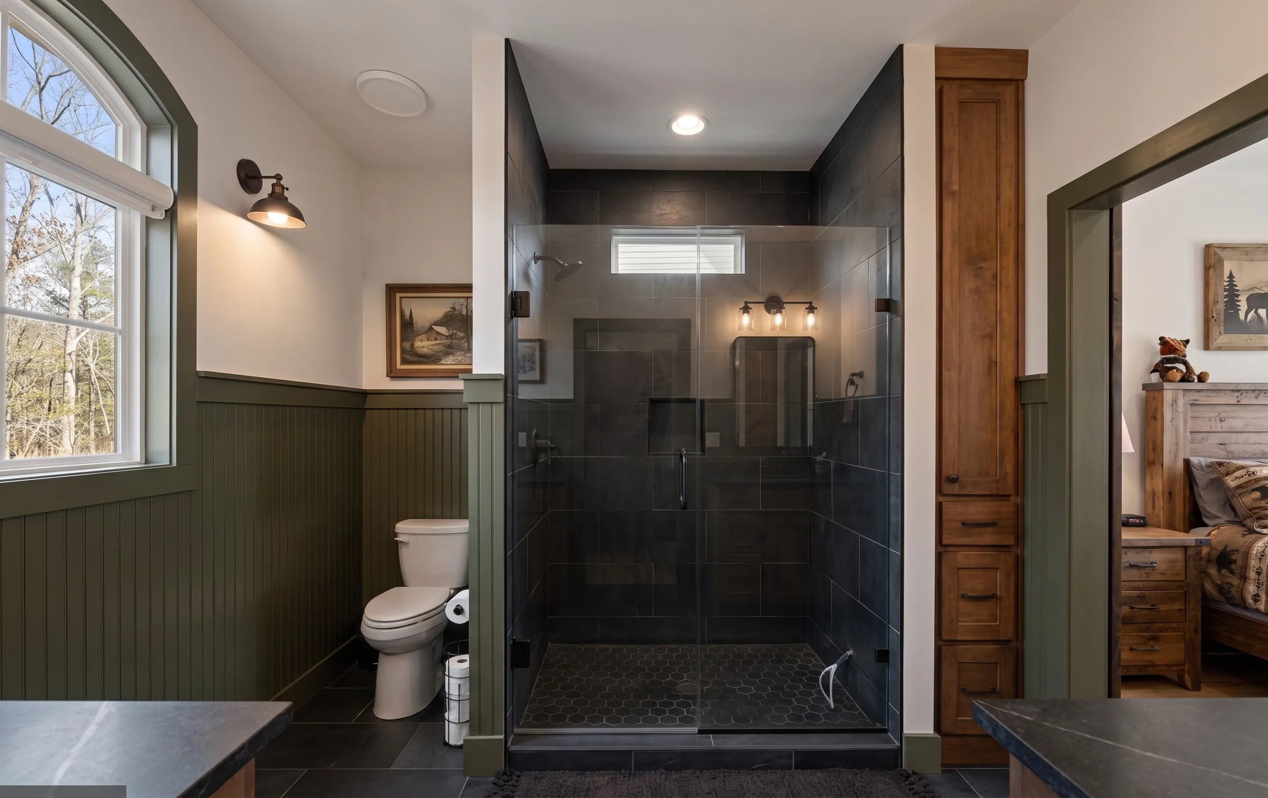 The Sautee in the Cabin look — finish-study rendering 9 of 11