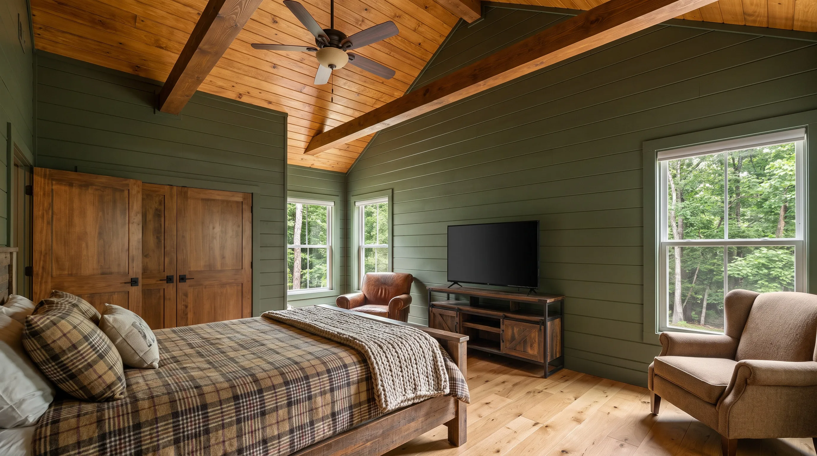 The Sautee in the Cabin look — finish-study rendering 10 of 11