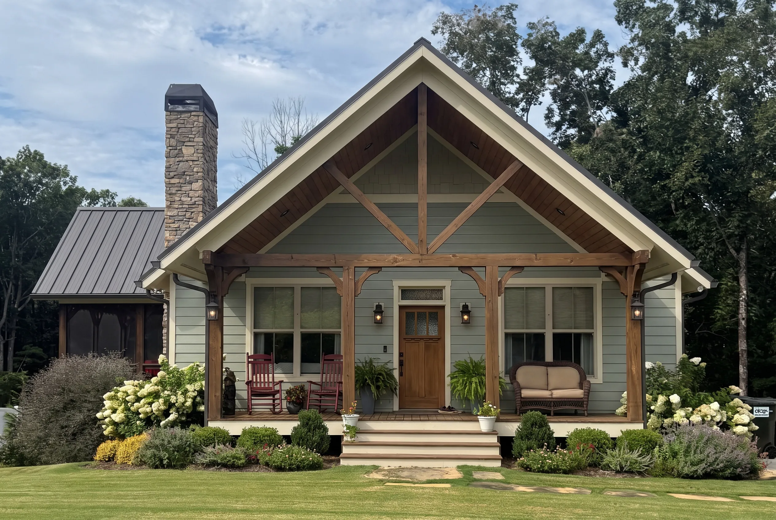 The Soque in the Craftsman Cottage look — finish-study rendering 1 of 14