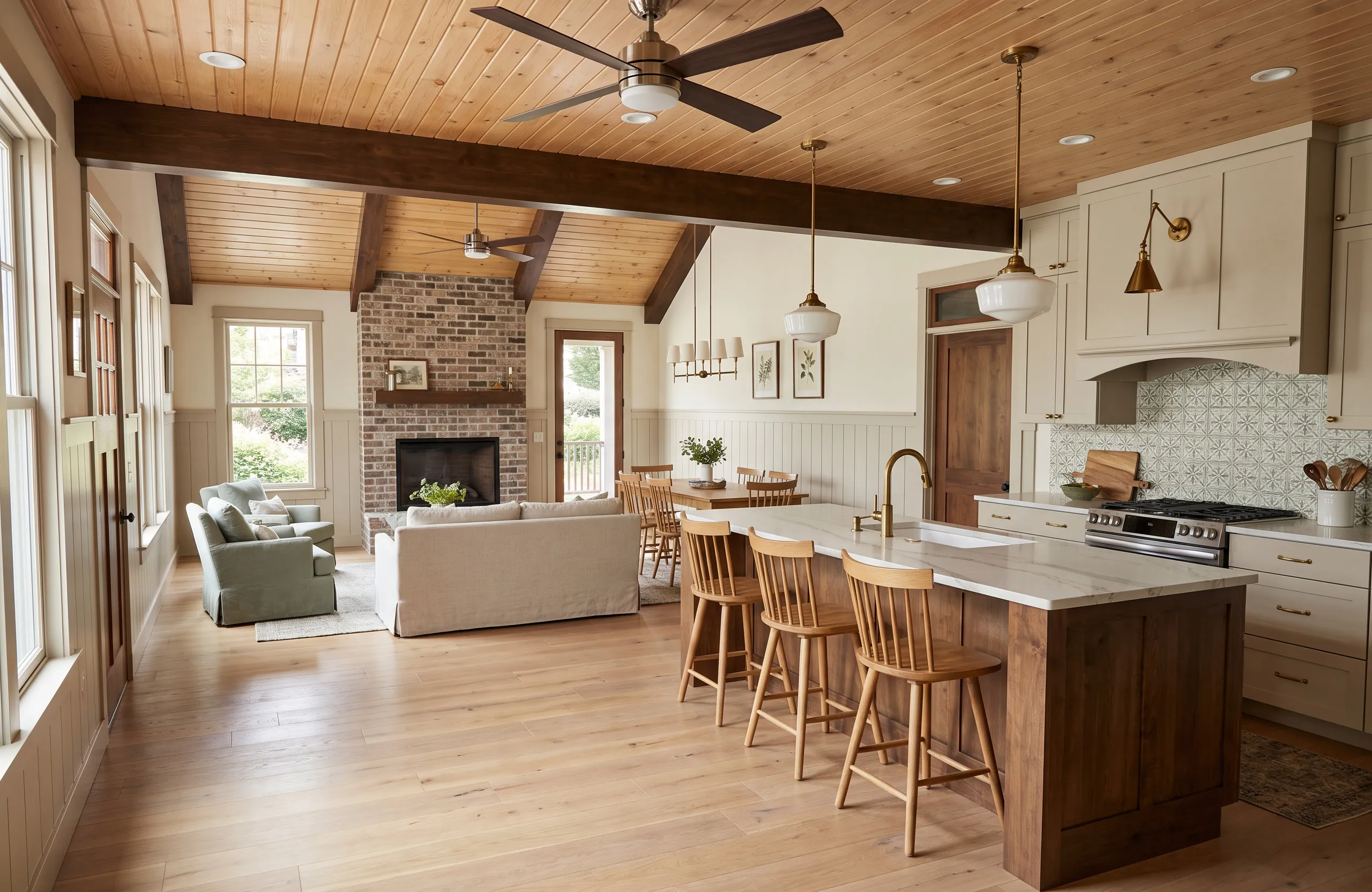 The Soque in the Craftsman Cottage look — finish-study rendering 3 of 14