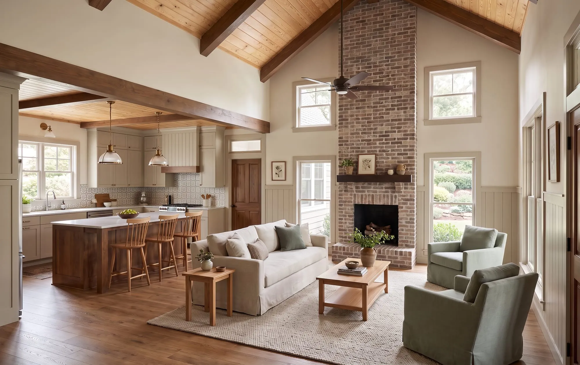 The Tesnatee in the Craftsman Cottage look — finish-study rendering 3 of 11