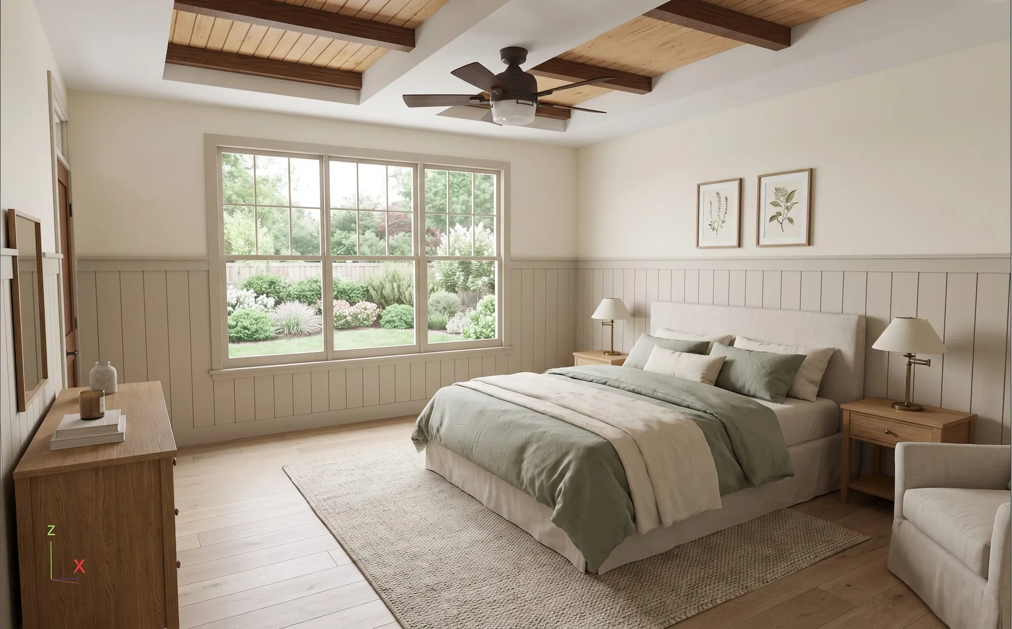 The Tesnatee in the Craftsman Cottage look — finish-study rendering 8 of 11