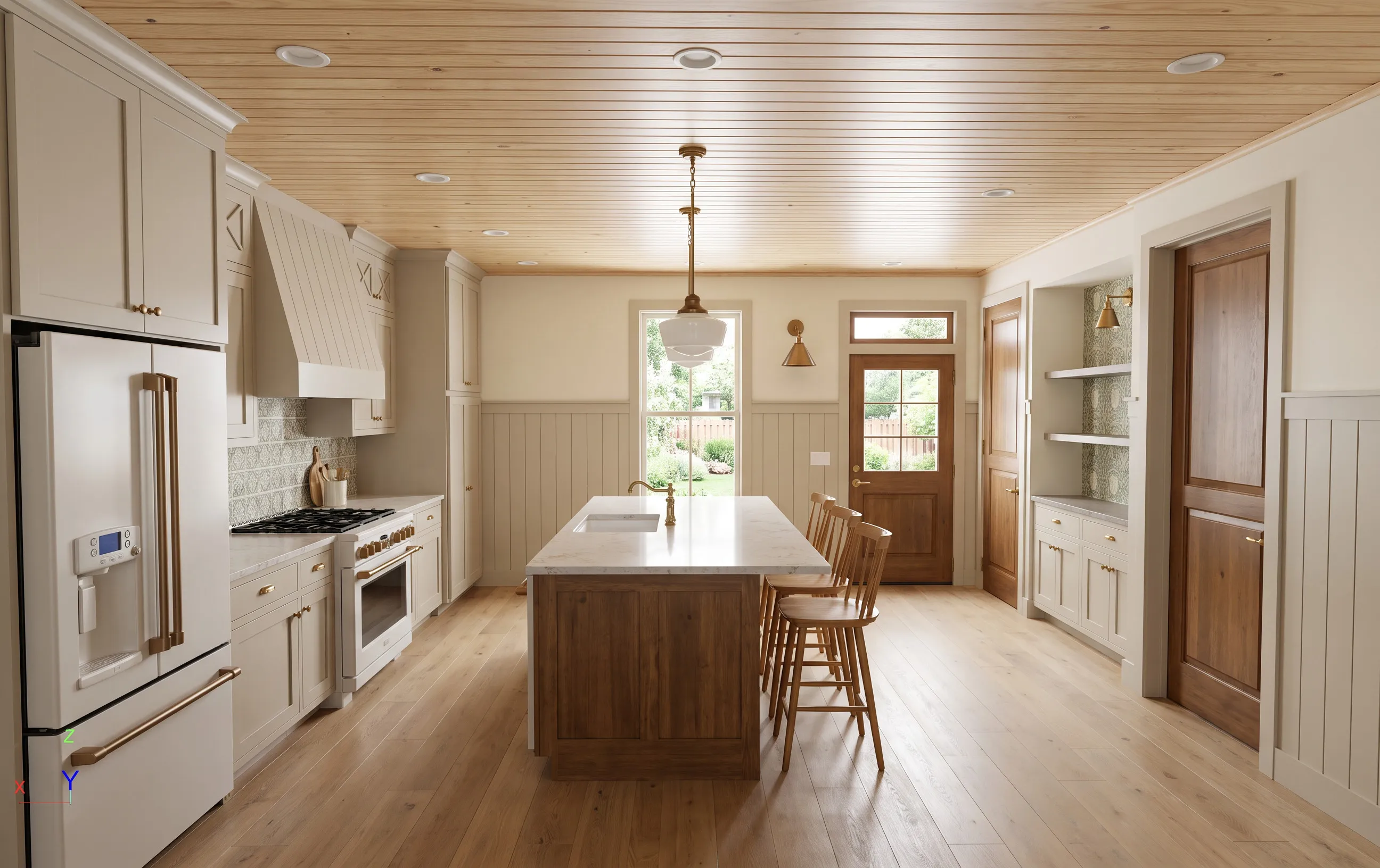 The Yonah in the Craftsman Cottage look — finish-study rendering 5 of 11