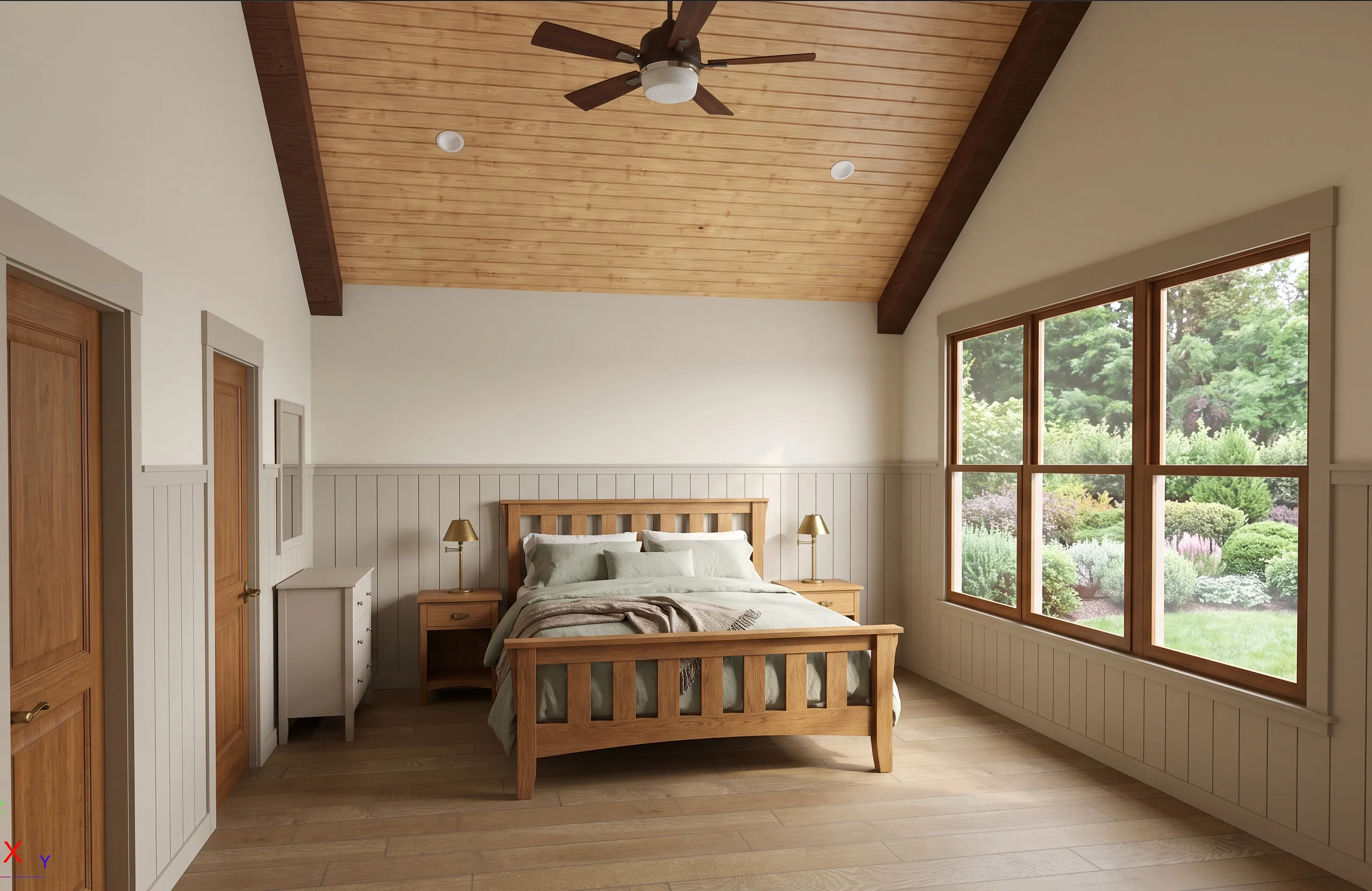 The Soque in the Craftsman Cottage look — finish-study rendering 9 of 14