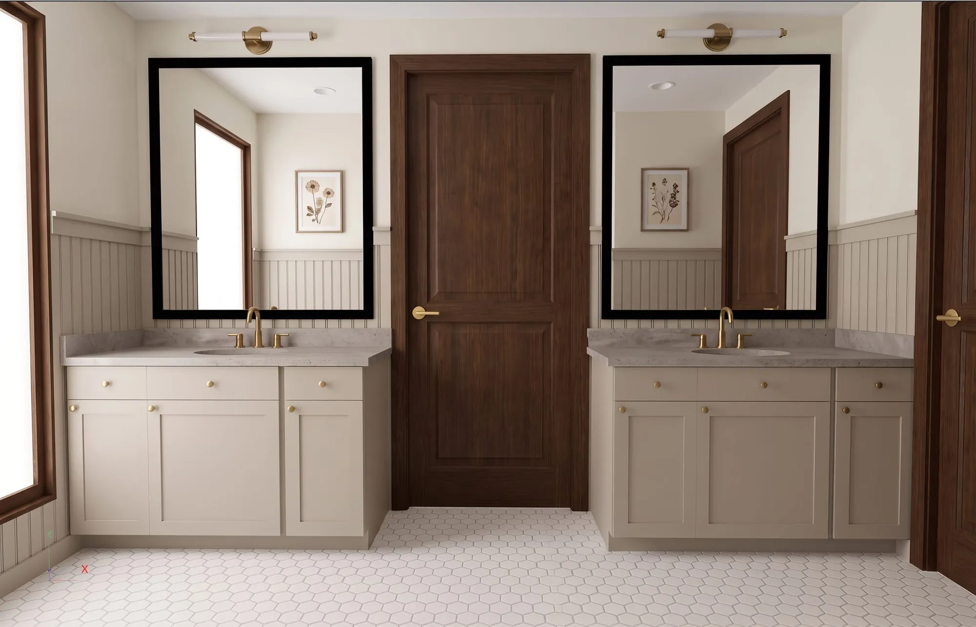 The Tesnatee in the Craftsman Cottage look — finish-study rendering 9 of 11