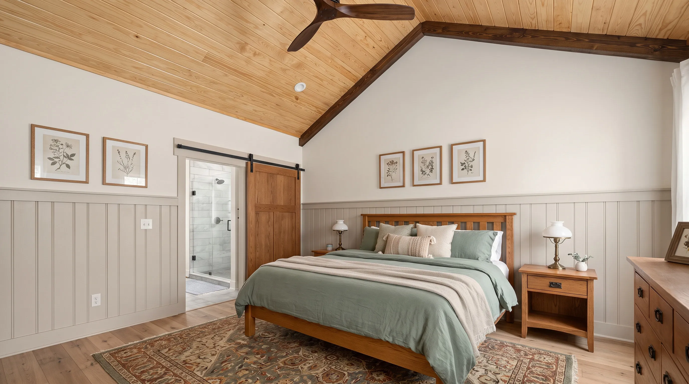 The Sautee in the Craftsman Cottage look — finish-study rendering 5 of 11
