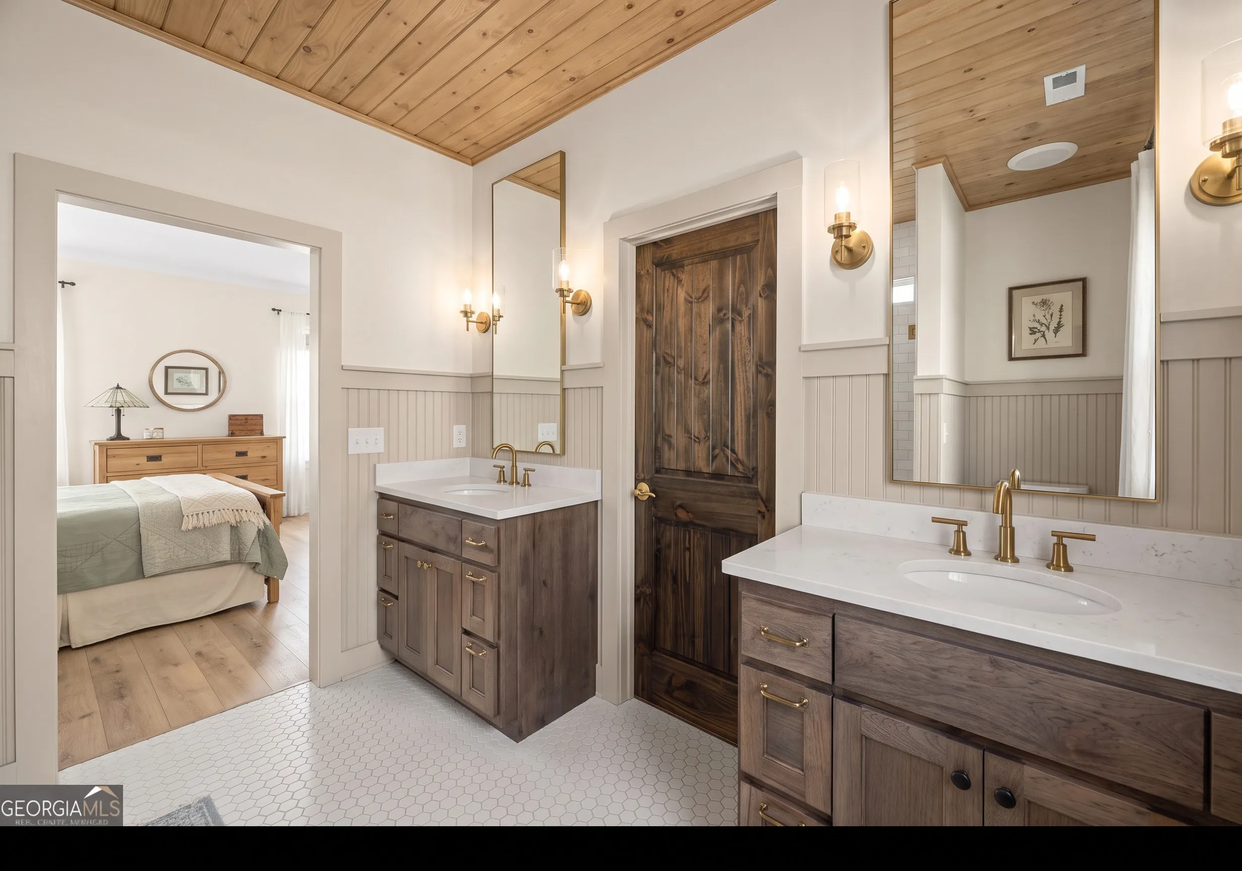 The Sautee in the Craftsman Cottage look — finish-study rendering 7 of 11