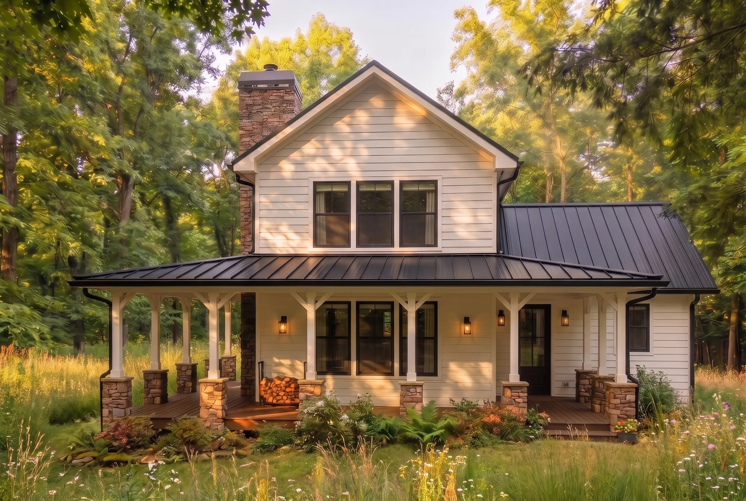 The Sautee in the Modern Farmhouse look — finish-study rendering 1 of 11