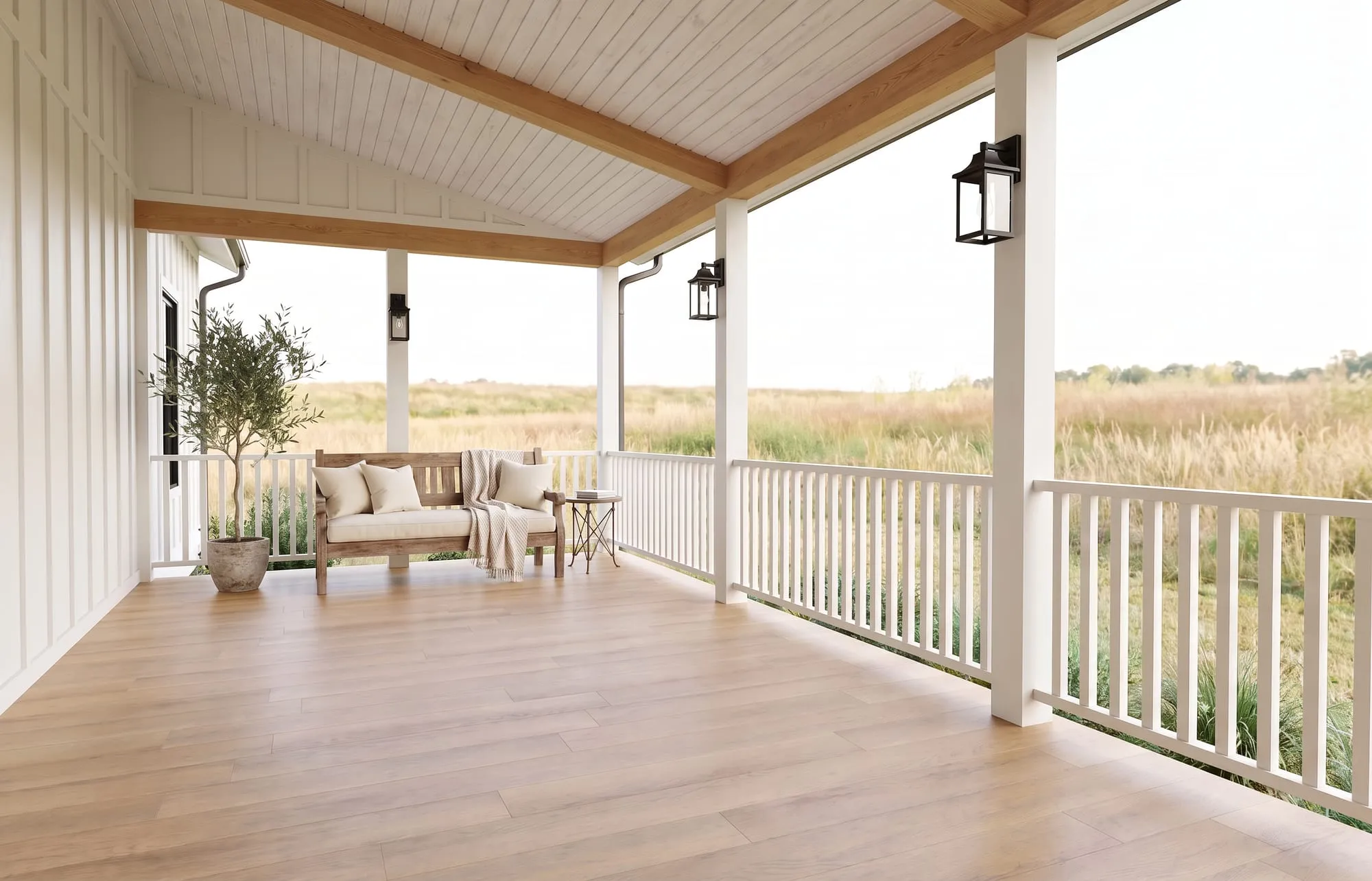 The Tesnatee in the Modern Farmhouse look — finish-study rendering 2 of 11
