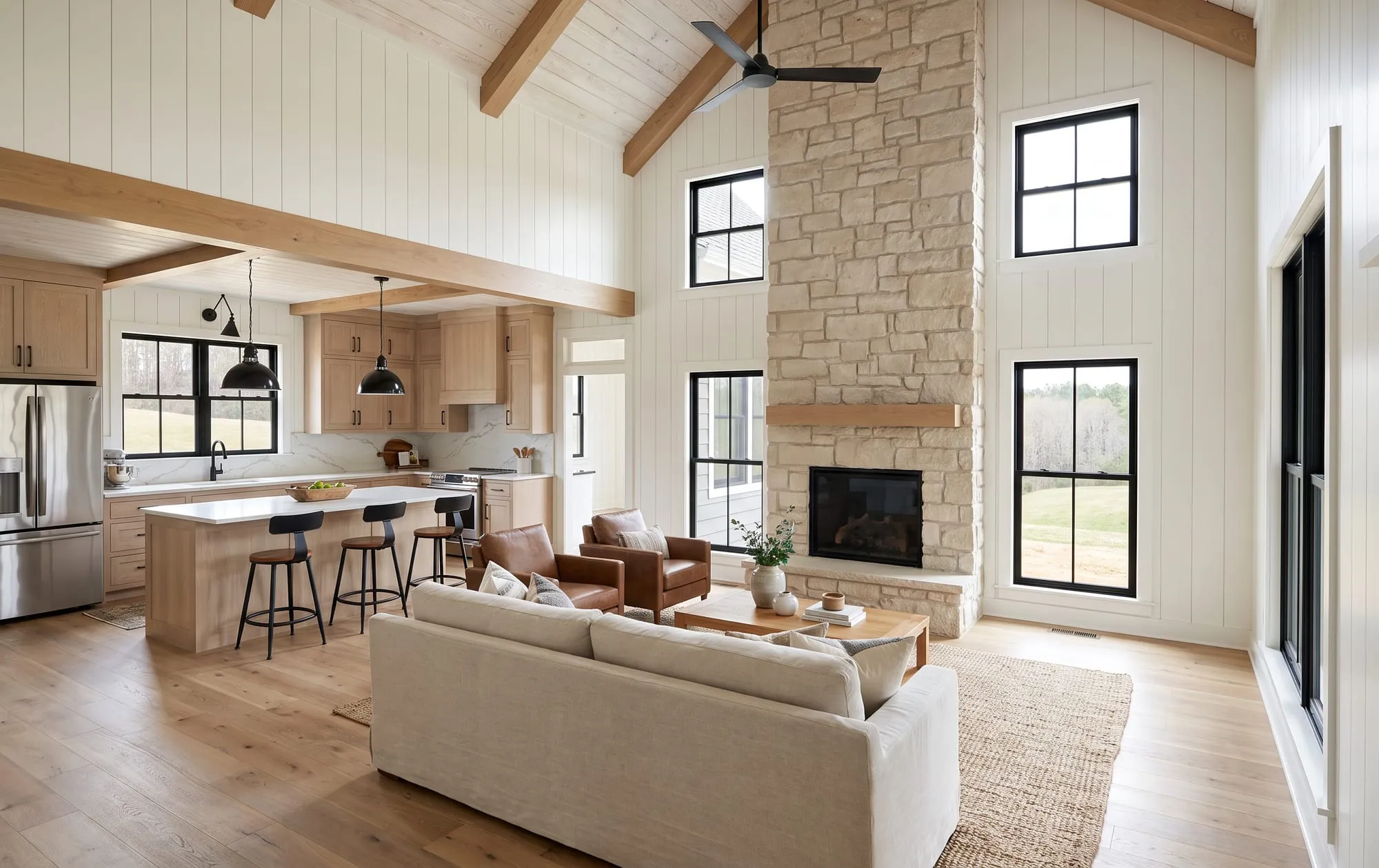 The Tesnatee in the Modern Farmhouse look — finish-study rendering 3 of 11