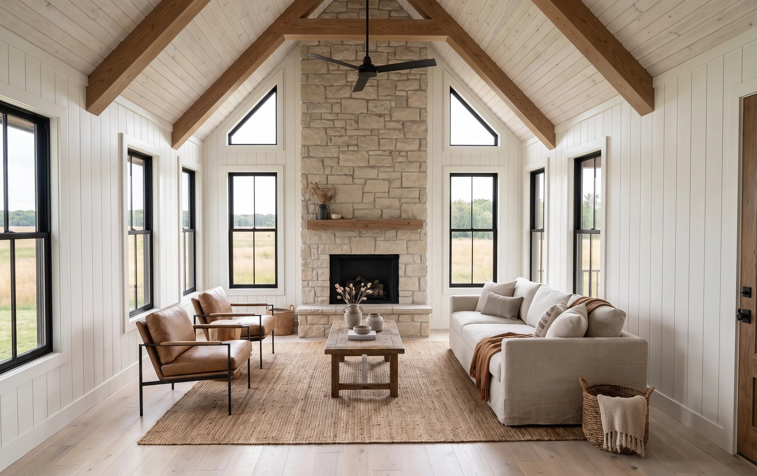 The Modern Farmhouse — the great room