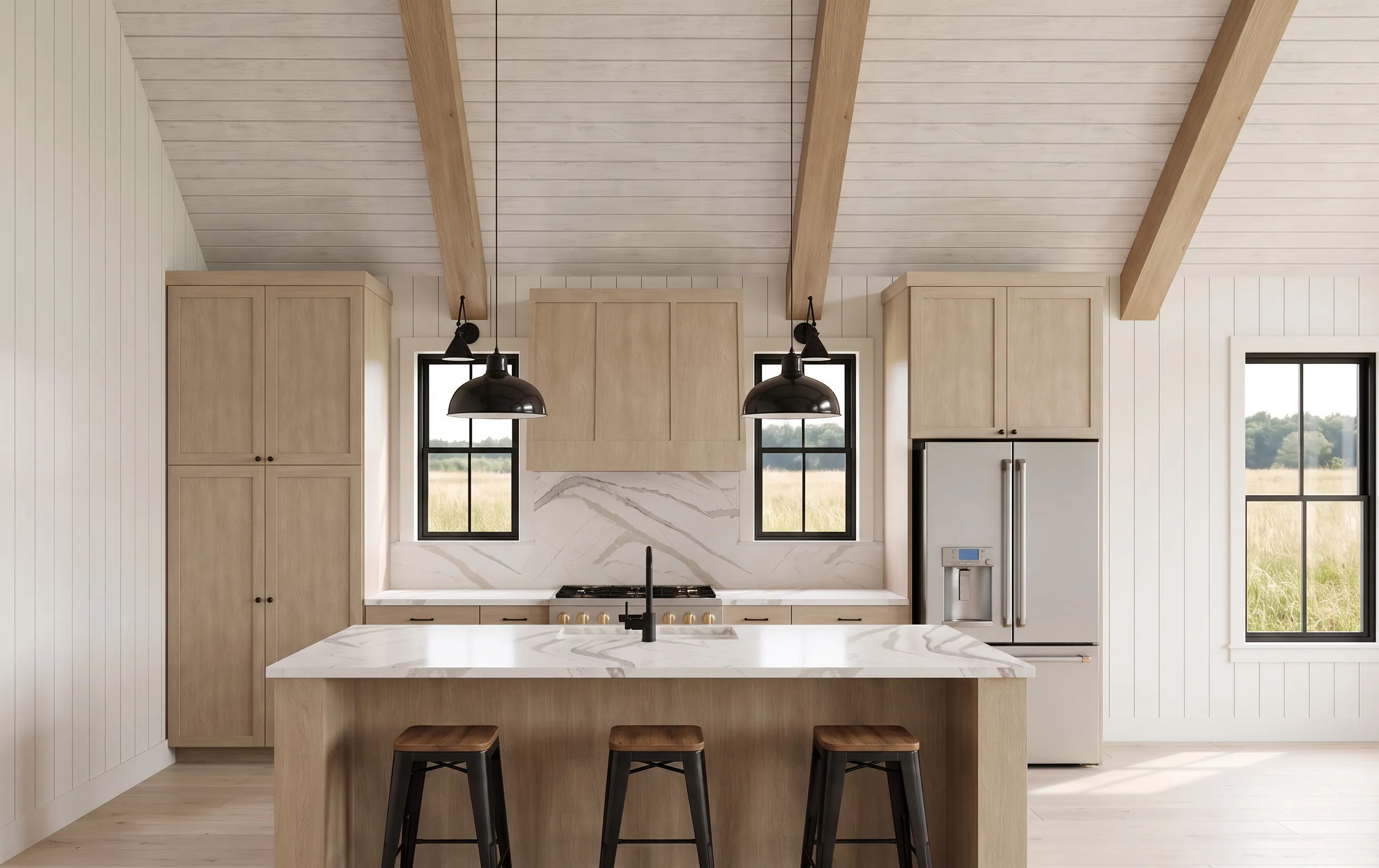 The Modern Farmhouse — the kitchen