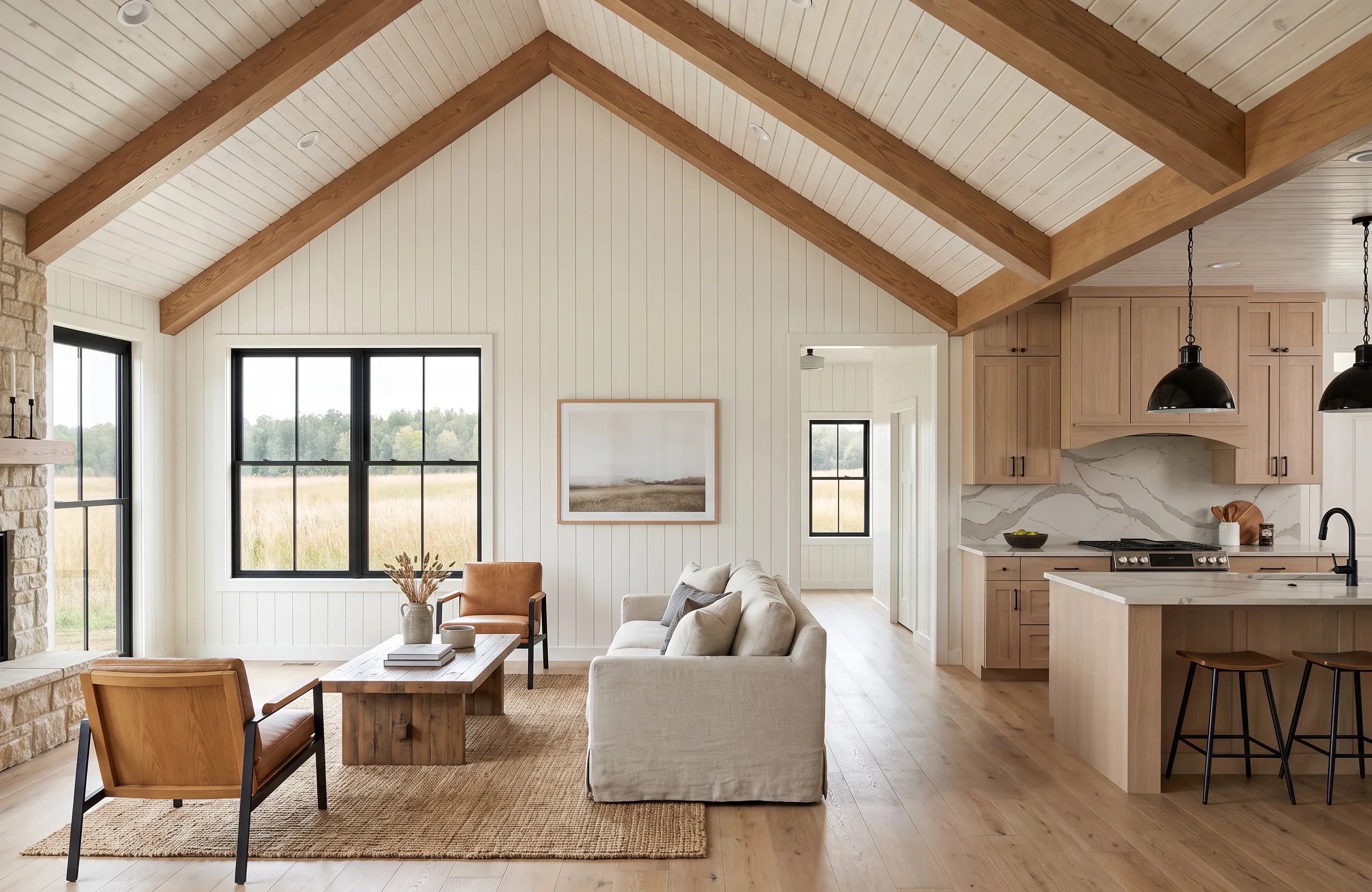The Soque in the Modern Farmhouse look — finish-study rendering 4 of 14
