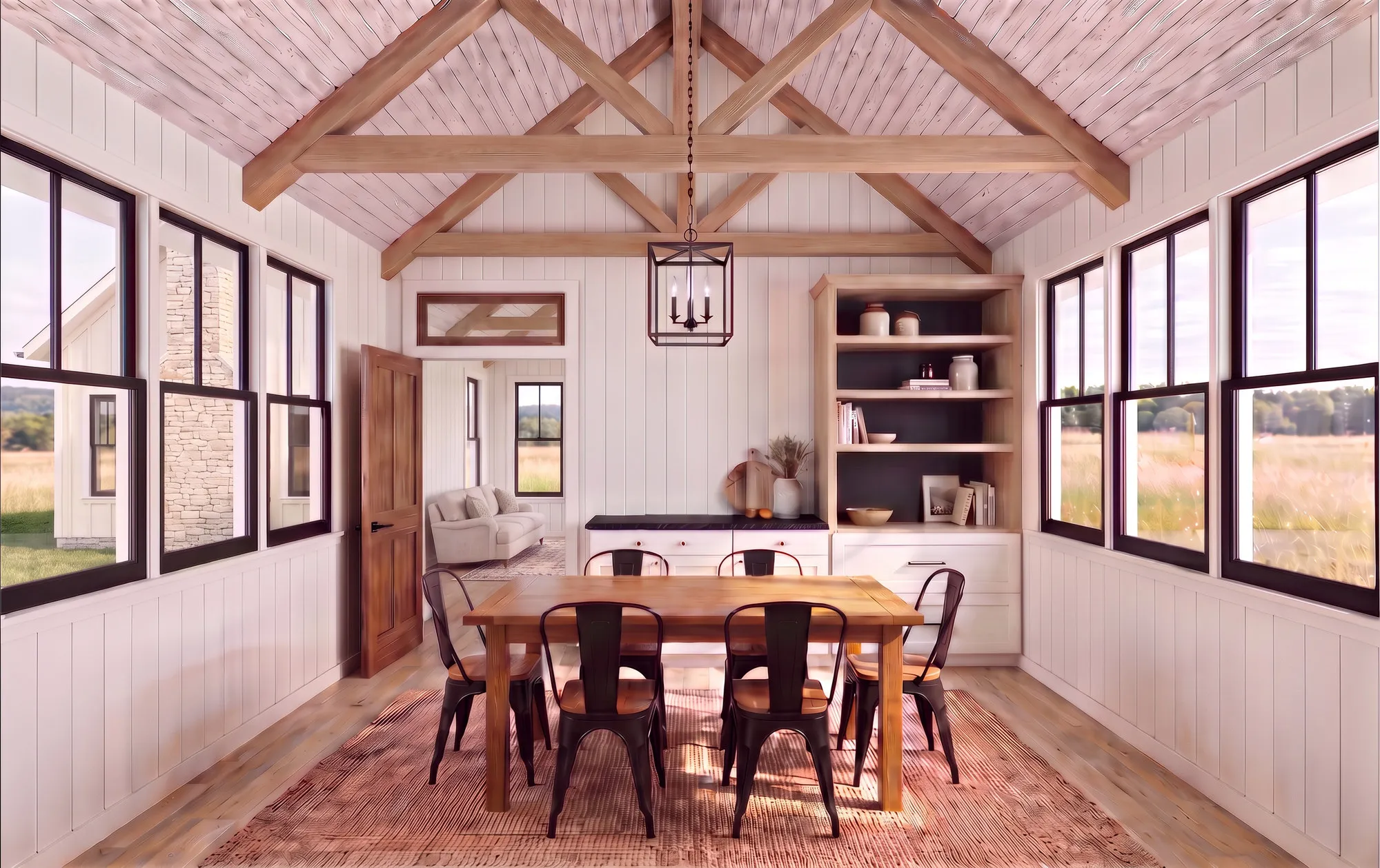 The Tesnatee in the Modern Farmhouse look — finish-study rendering 6 of 11