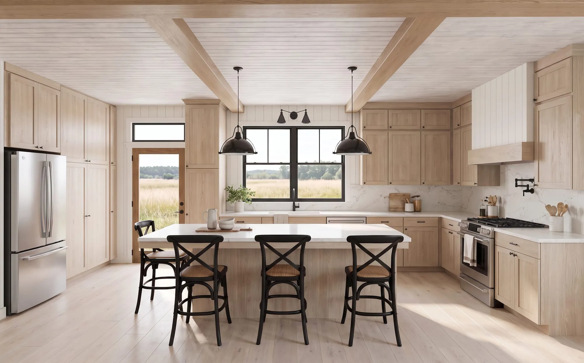 The Tesnatee in the Modern Farmhouse look — finish-study rendering 7 of 11
