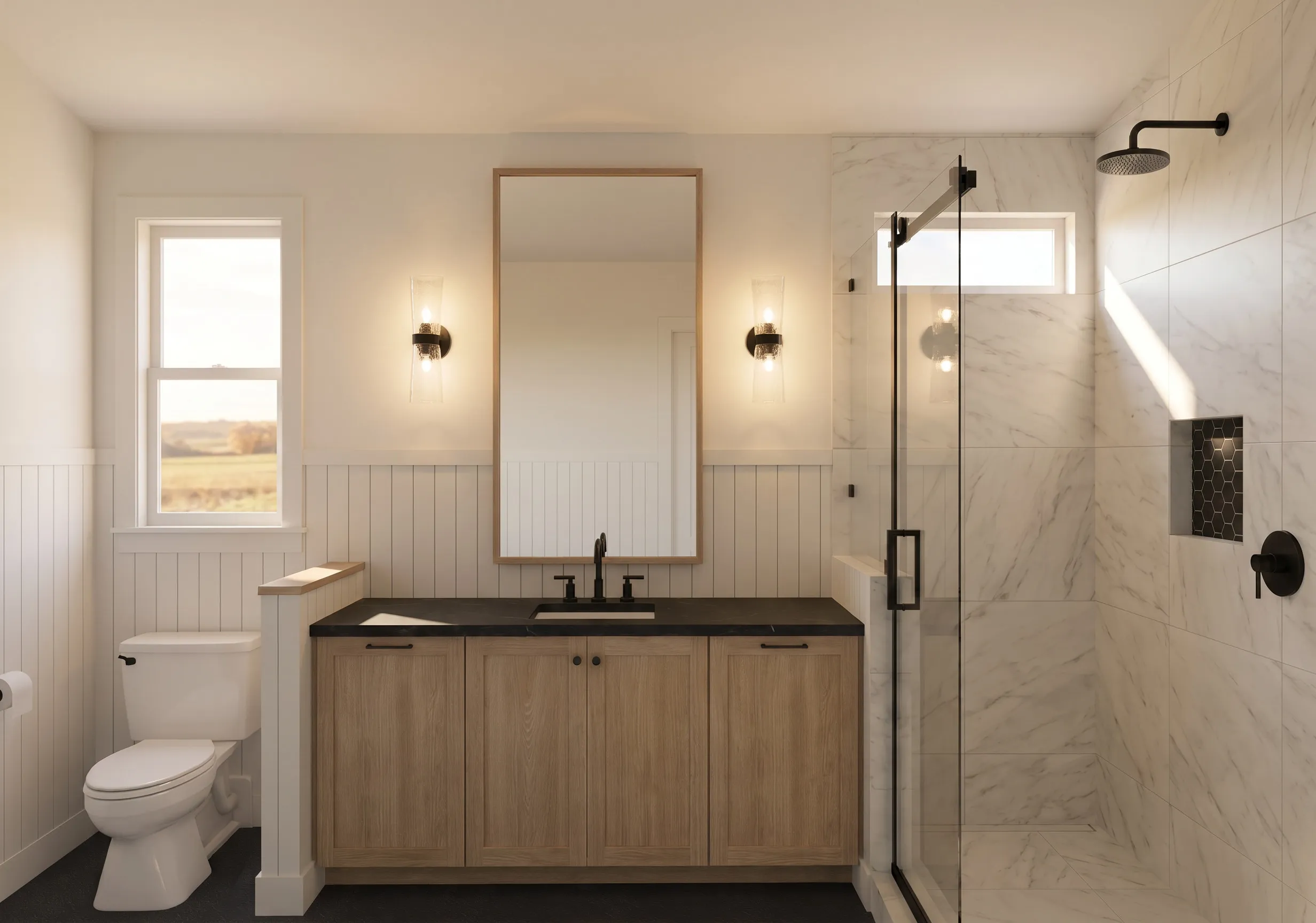The Anna Ruby in the Modern Farmhouse look — finish-study rendering 8 of 10