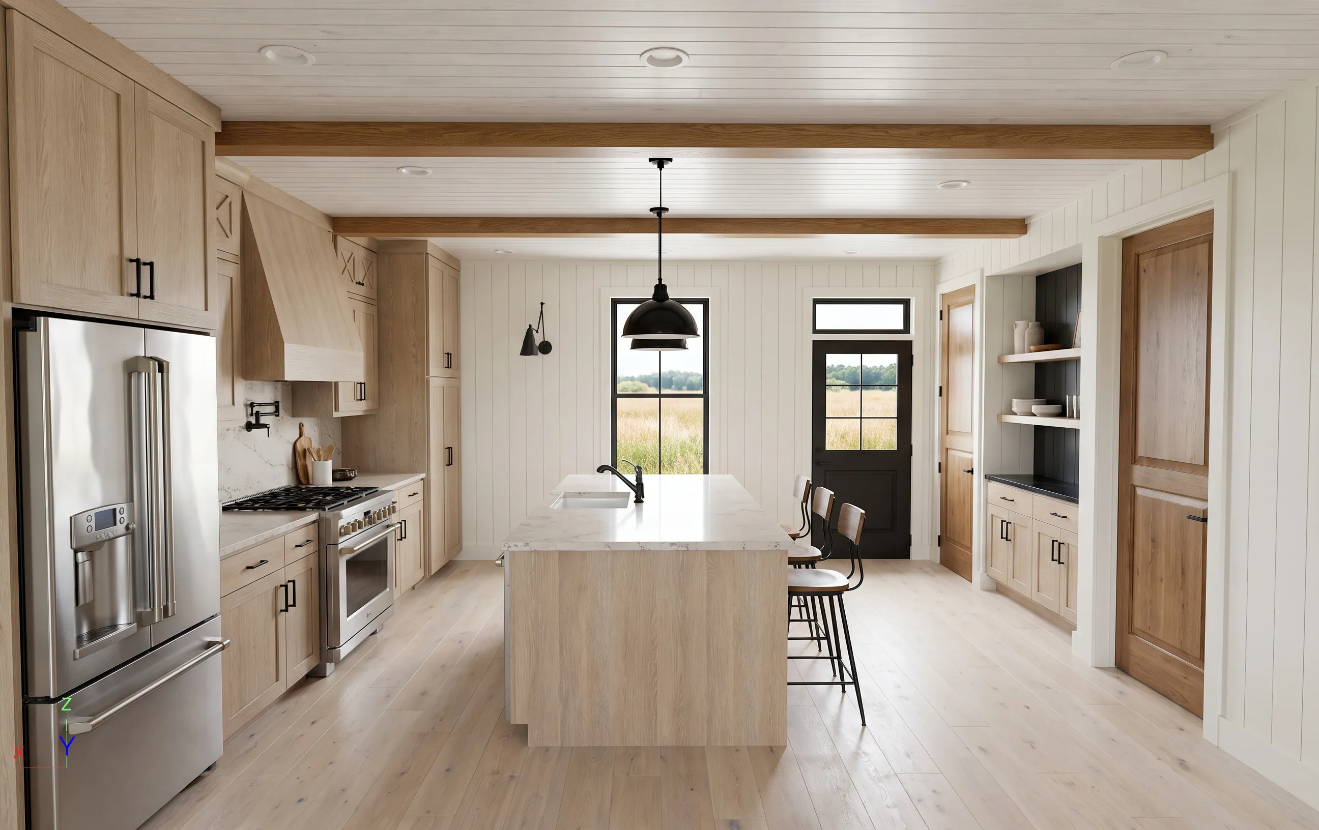 The Yonah in the Modern Farmhouse look — finish-study rendering 5 of 11