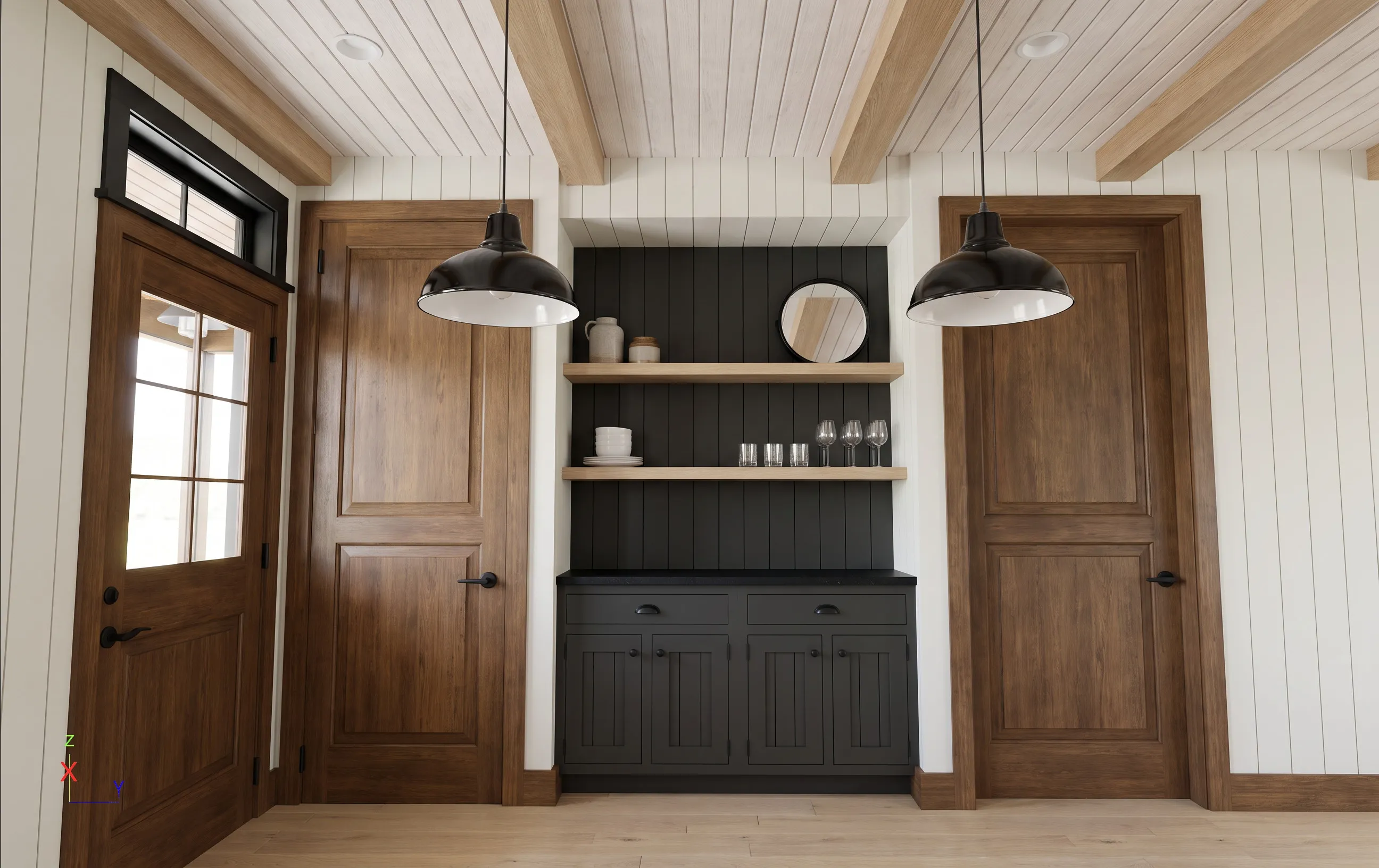 The Yonah in the Modern Farmhouse look — finish-study rendering 6 of 11