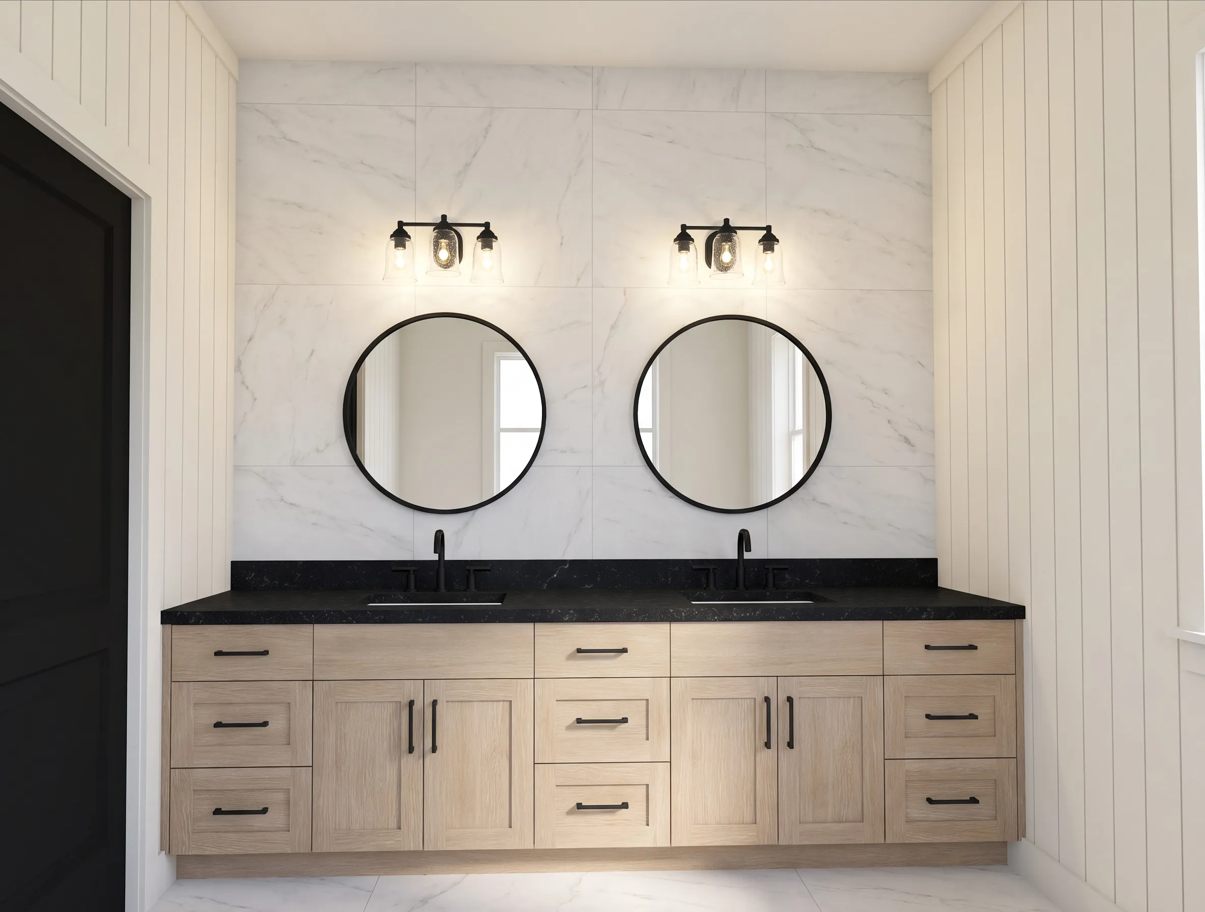 The Soque in the Modern Farmhouse look — finish-study rendering 10 of 14