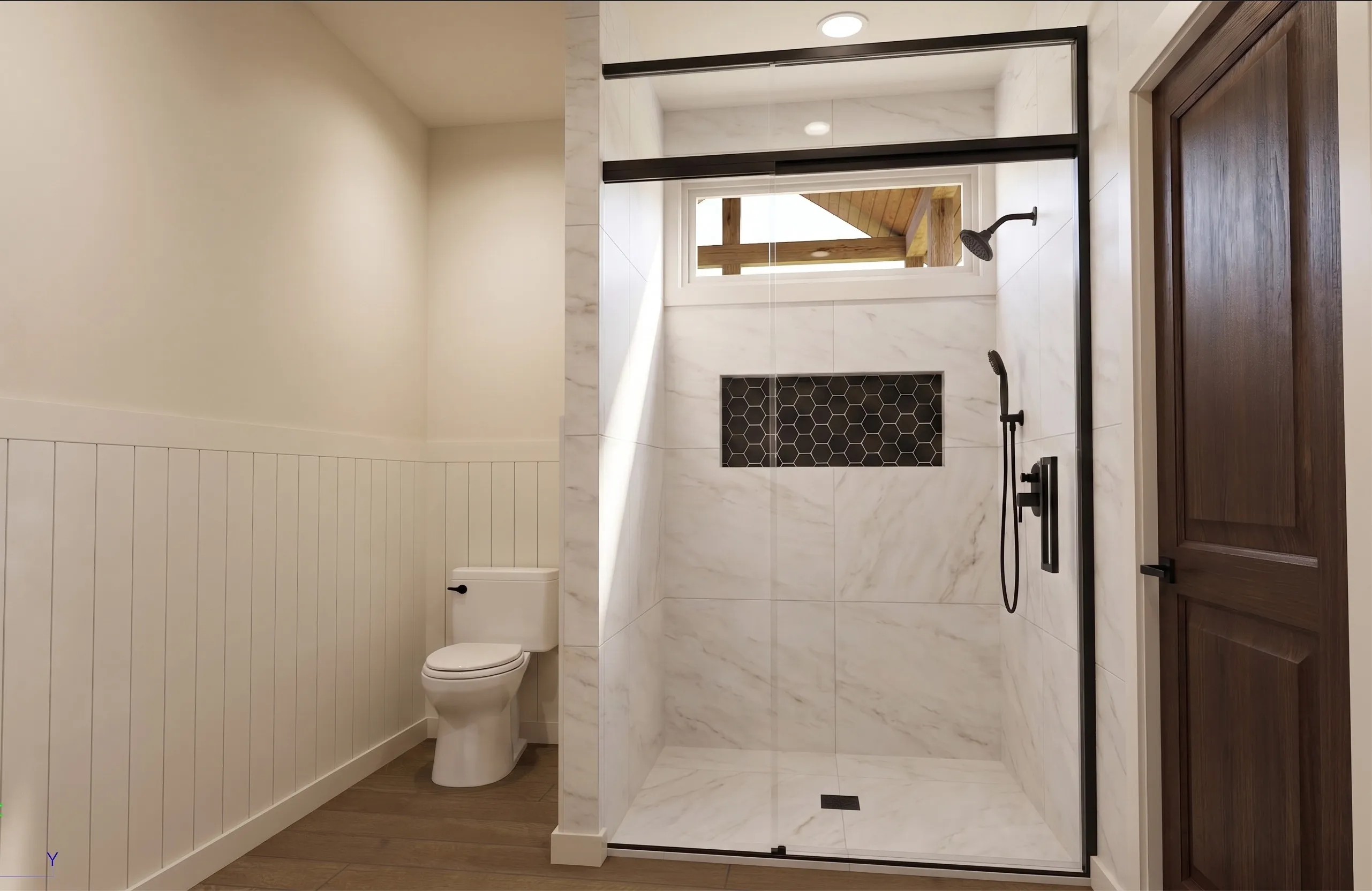 The Soque in the Modern Farmhouse look — finish-study rendering 11 of 14