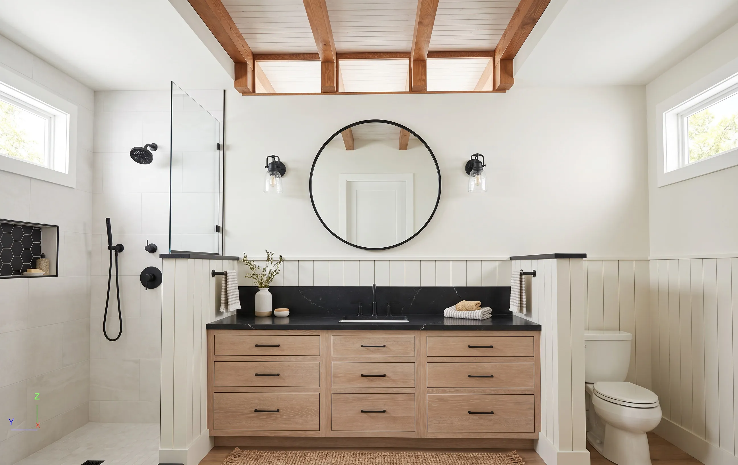 The Yonah in the Modern Farmhouse look — finish-study rendering 8 of 11