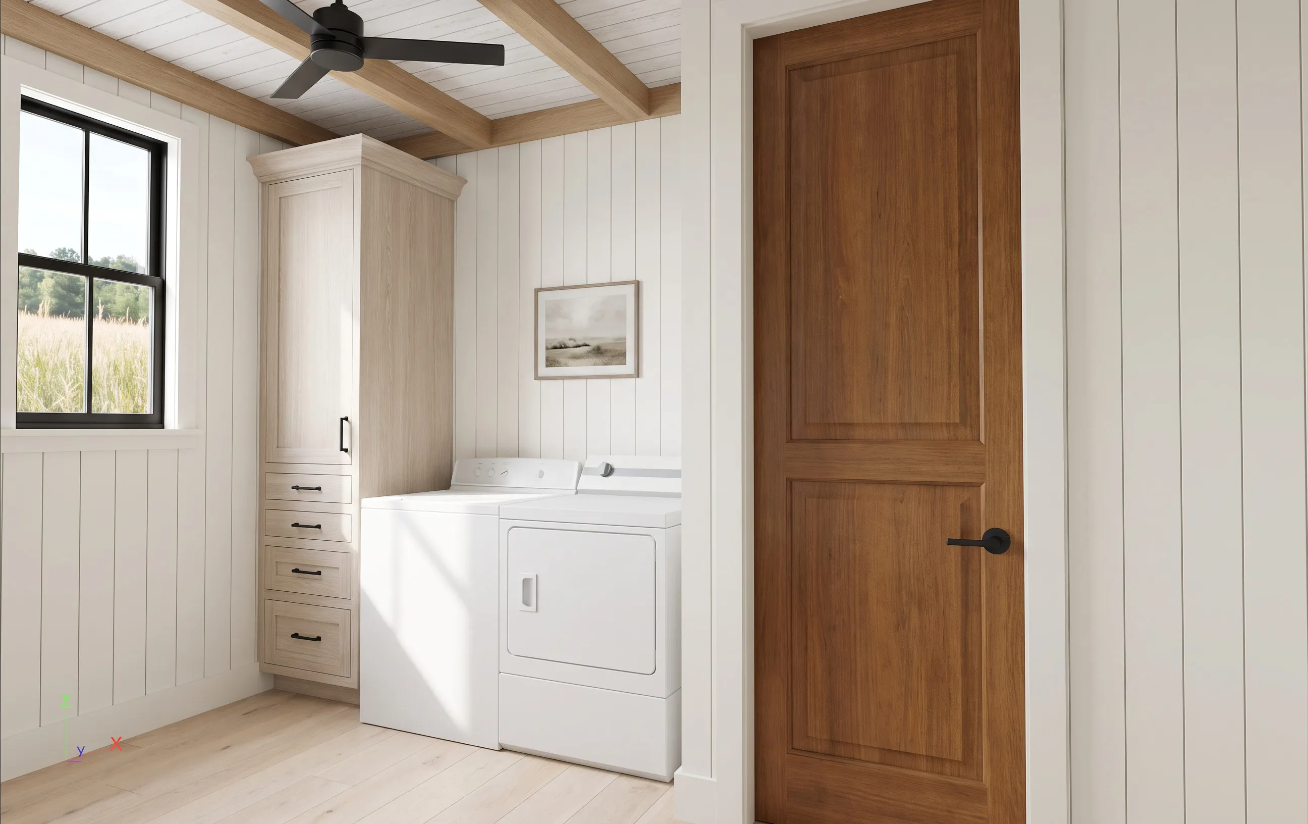 The Yonah in the Modern Farmhouse look — finish-study rendering 11 of 11